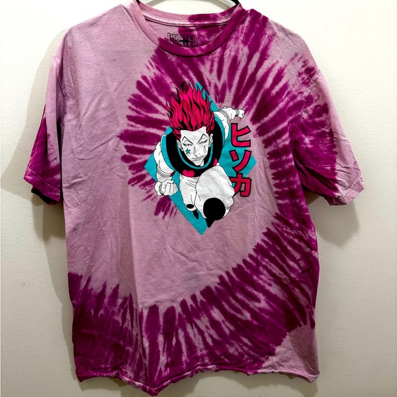Hunter X Hunter Pink Tie-dye Hisoka t-shirt in Large - Picture 1 of 3